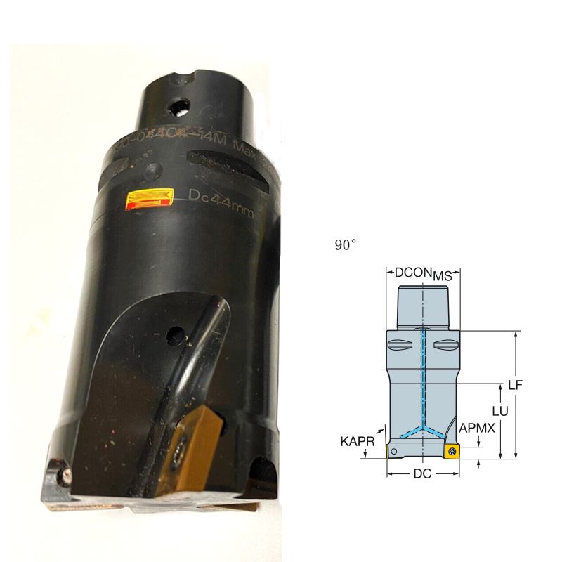 C6接口90度方肩銑刀50直徑490-0