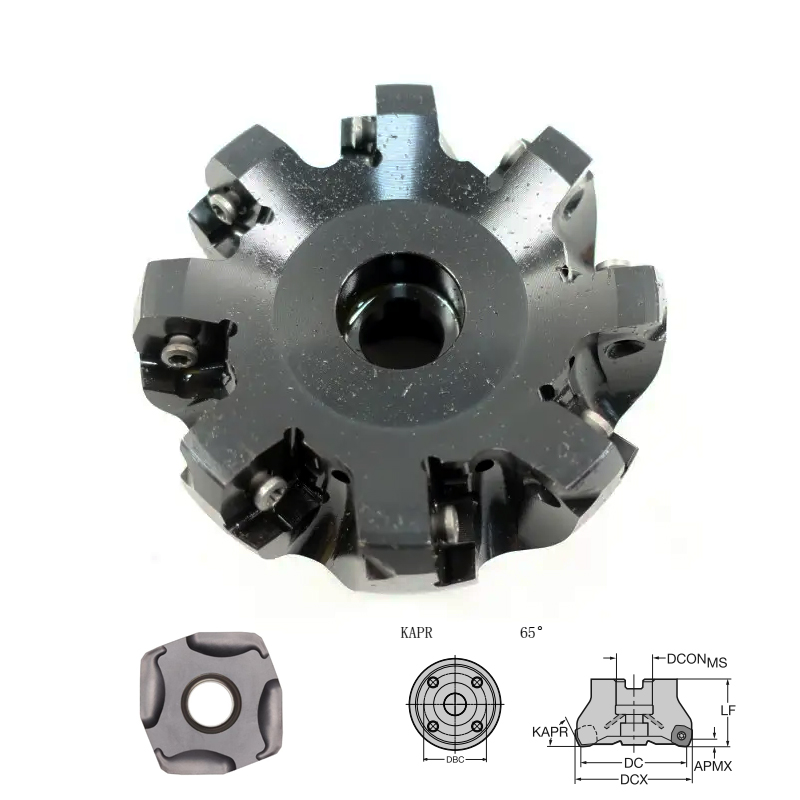 65度銑刀盤160mm數控面銑刀R365