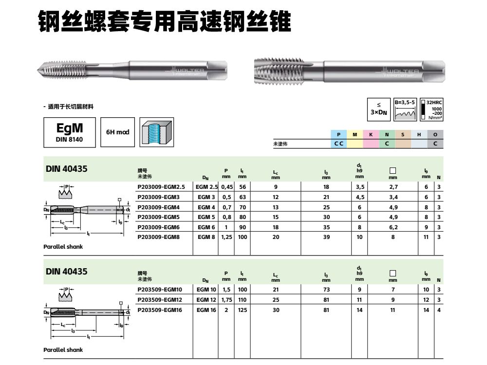 機用絲錐P203509-EGM12